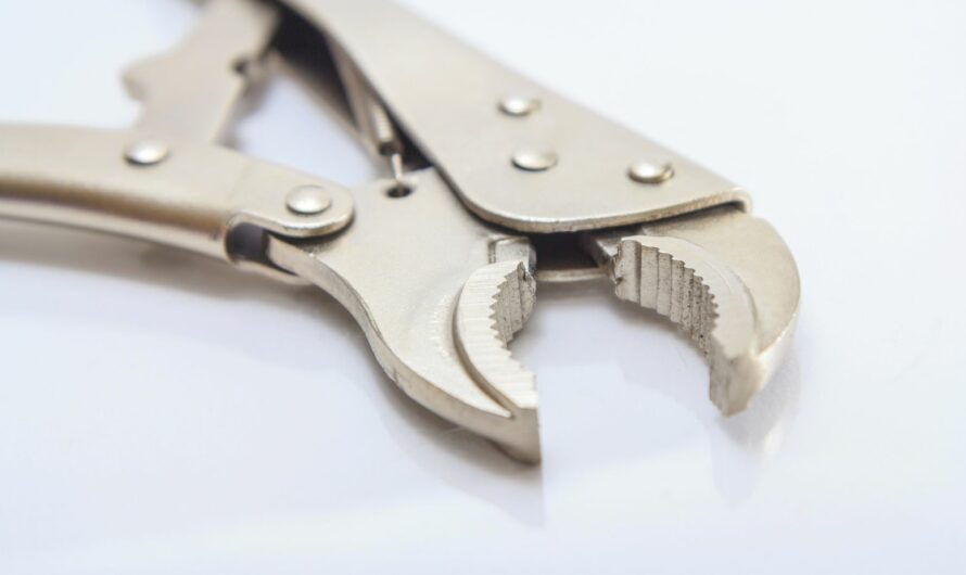 Locking Pliers Used To Grip And Hold Onto Objects